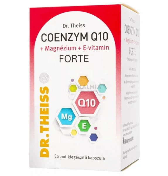 Dr. Theiss Coenzym Q10 + Mg + E-vitamin Forte 60 db