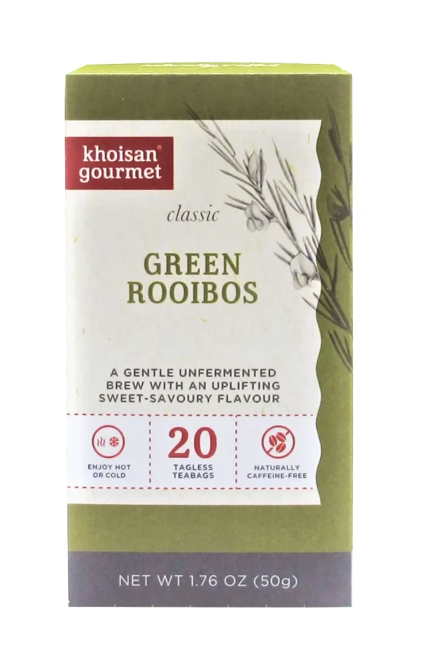 Khoisan Gourmet Zöld Rooibos tea 20x2,5 g