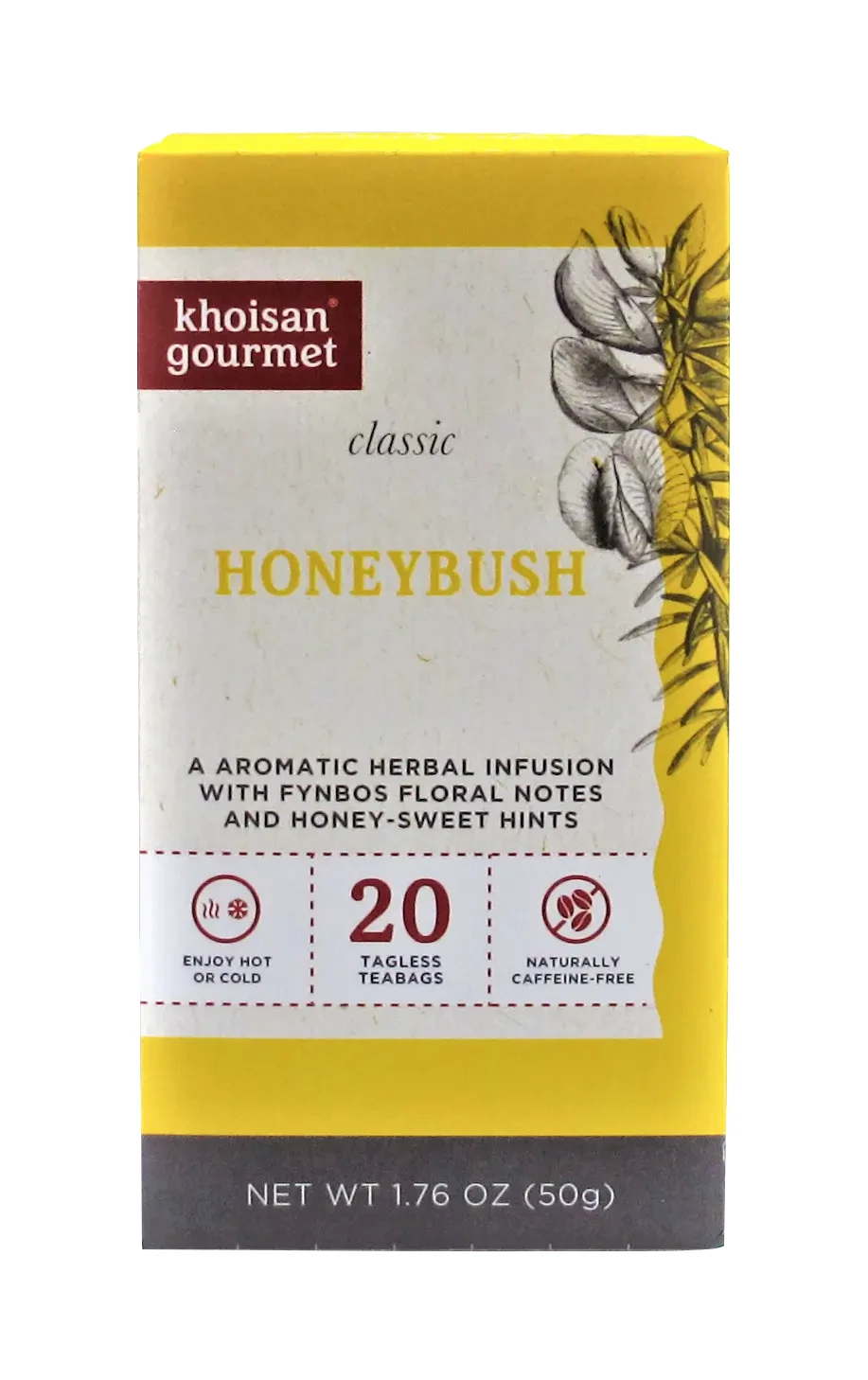 Khoisan Gourmet Honeybush tea 20x2,5 g