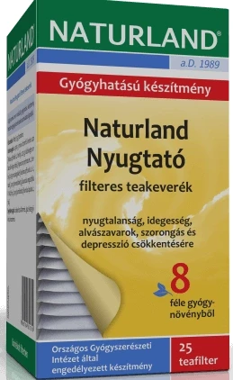 NL Nyugtató filteres teakeverék 25db x1,5g