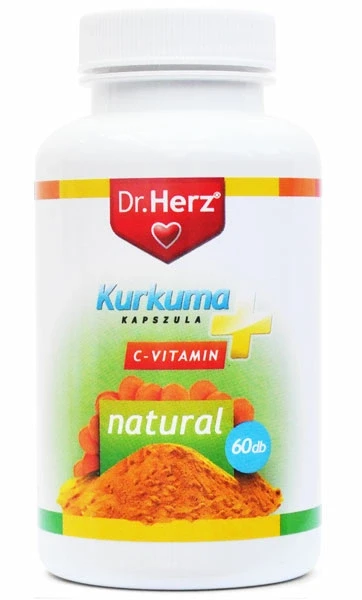 Dr.Herz Kurkuma + C-vitamin kapszula 60db
