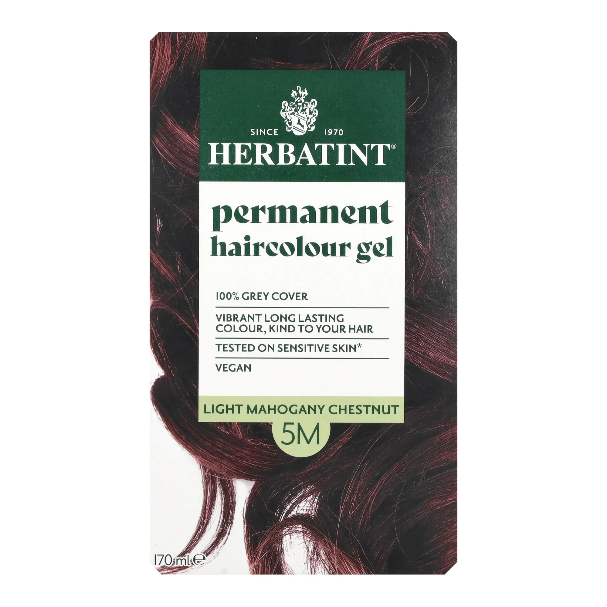 Herbatint 5M Világos mahagóni gesztenye hajfesték 170ml
