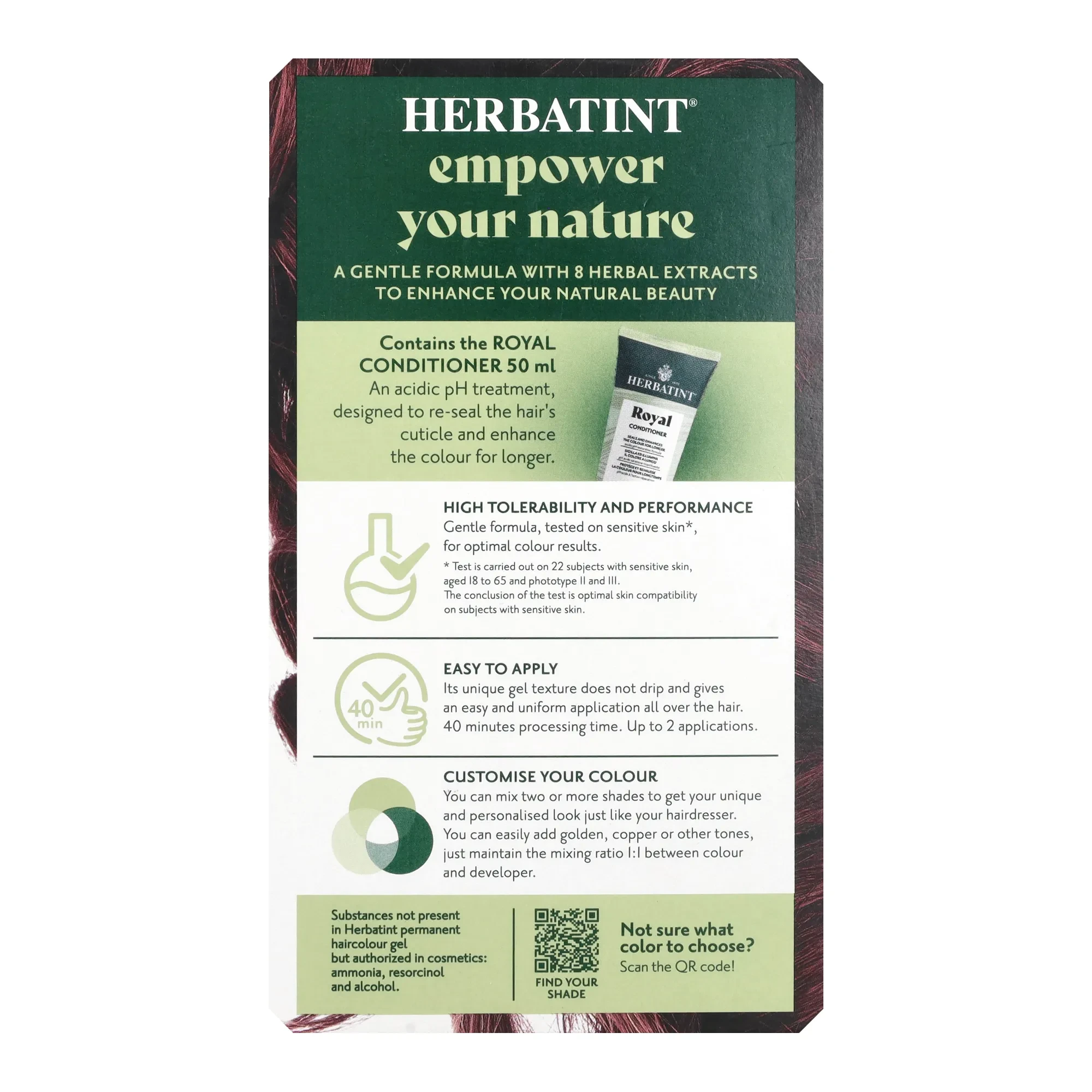 Herbatint 5M Világos mahagóni gesztenye hajfesték 170ml