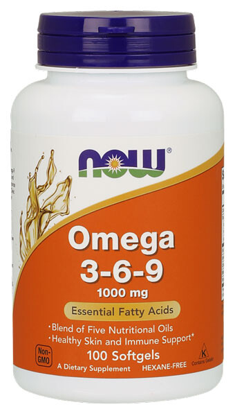 Now Omega 3-6-9 1000mg 100db