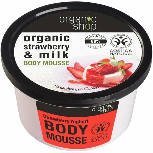 Organic Shop Epres yoghurt test mousse 250 ml