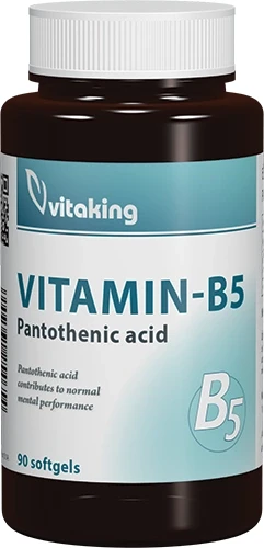 Pantoténsav B5-vitamin 200 mg gélkapszula 90 db (Vitaking)