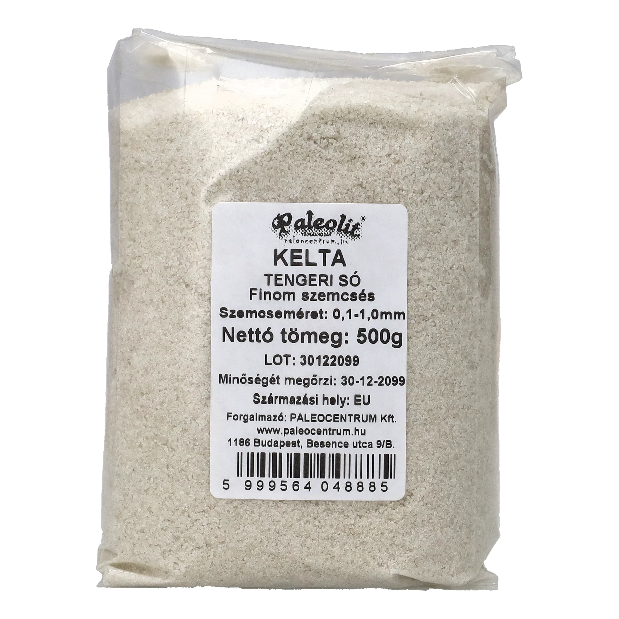 Paleolit Kelta Tengeri Só  Finom  Szemcsés 500 g