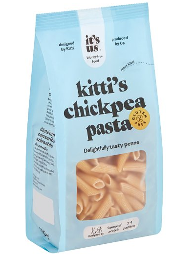 It's us KITTI'S gluténmentes csicseriborsó száraztészta penne 250g