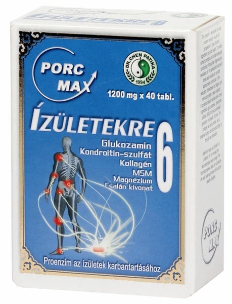 Porc-Max Ízületekre 6 tabletta 40 db (Dr.Chen)