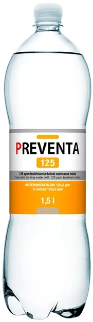 Preventa 125 csökkentett deutérium víz szénsavmentes 1,5l