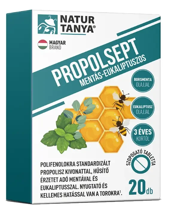 NT Propolsept Mentás - Eukaliptuszos 20 db