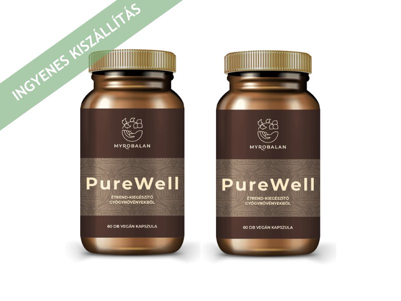 Myrobalan PureWell béltisztító gyógynövény-komplex 2x60db