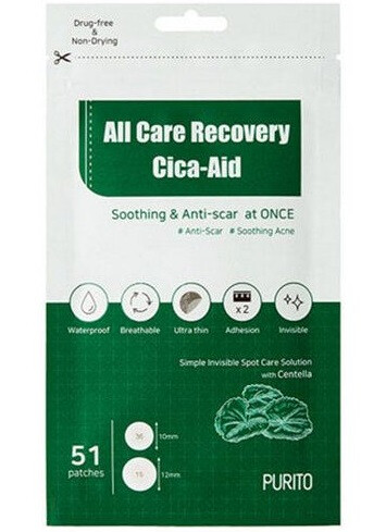 PURITO All-Care Recovery Cica tapasz pattanásokra 51db
