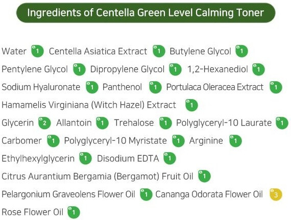 PURITO Centella Green Level bőrnyugtató toner 200ml