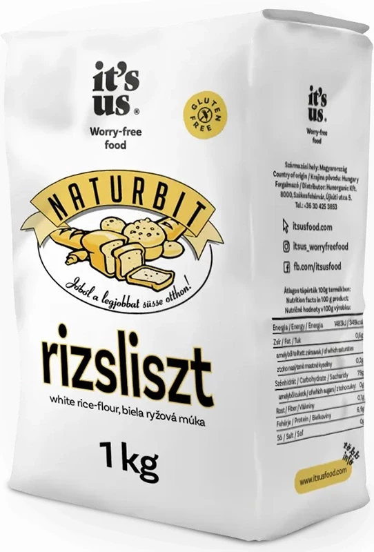Rizsliszt gluténmentes 1 kg