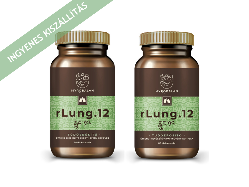 Myrobalan rLung.12 Tüdőerősítő és Tüdőtisztító gyógynövény-komplex 2x60db