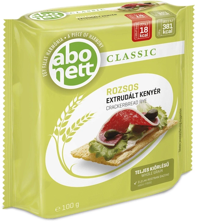 Abonett extrudált kenyér rozsos 100g