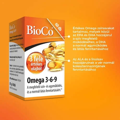 BioCo Omega 3-6-9 kapszula 60db