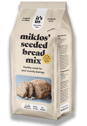 it's us MIKLOS' sokmagvas kenyér gluténmentes lisztkeverék 500g