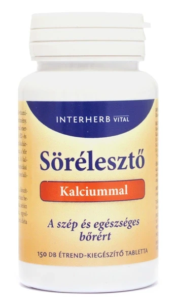Interherb Sörélesztő Kálciummal 150db