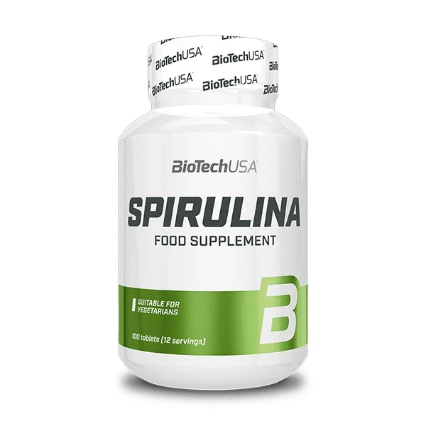 BioTech USA Spirulina tabletta 100 db