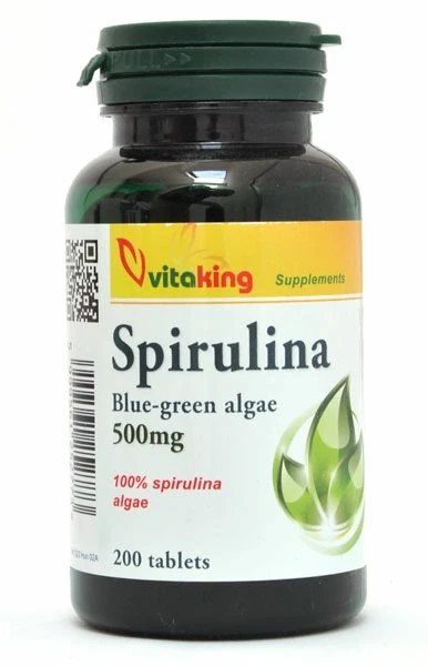 Spirulina 500 mg 200 db (Vitaking)
