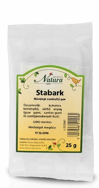 Stabark Növényi zselésítő por 25 g