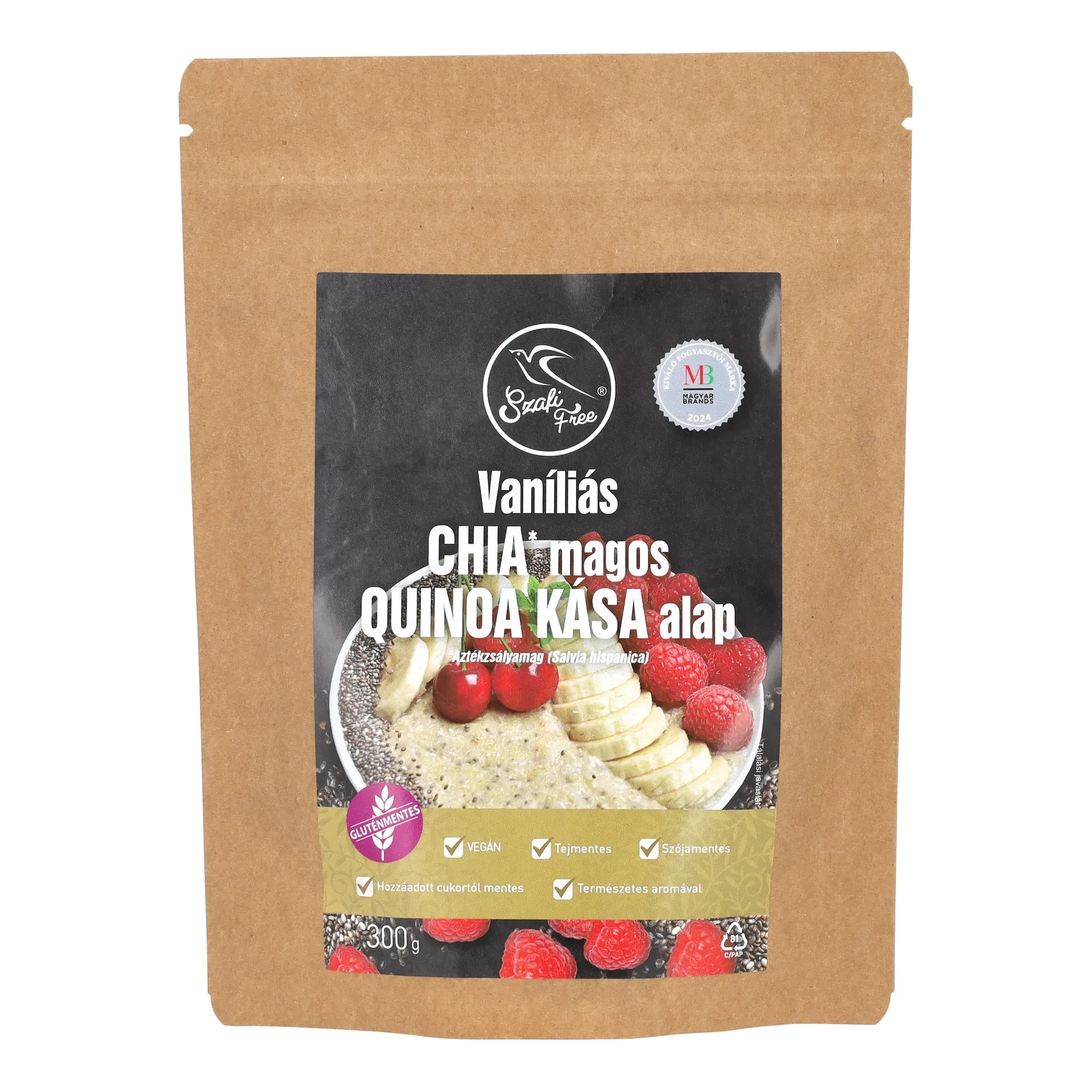 Szafi Free Reggeliző Chia magos Quinoa kása alap (gluténmentes) 300g