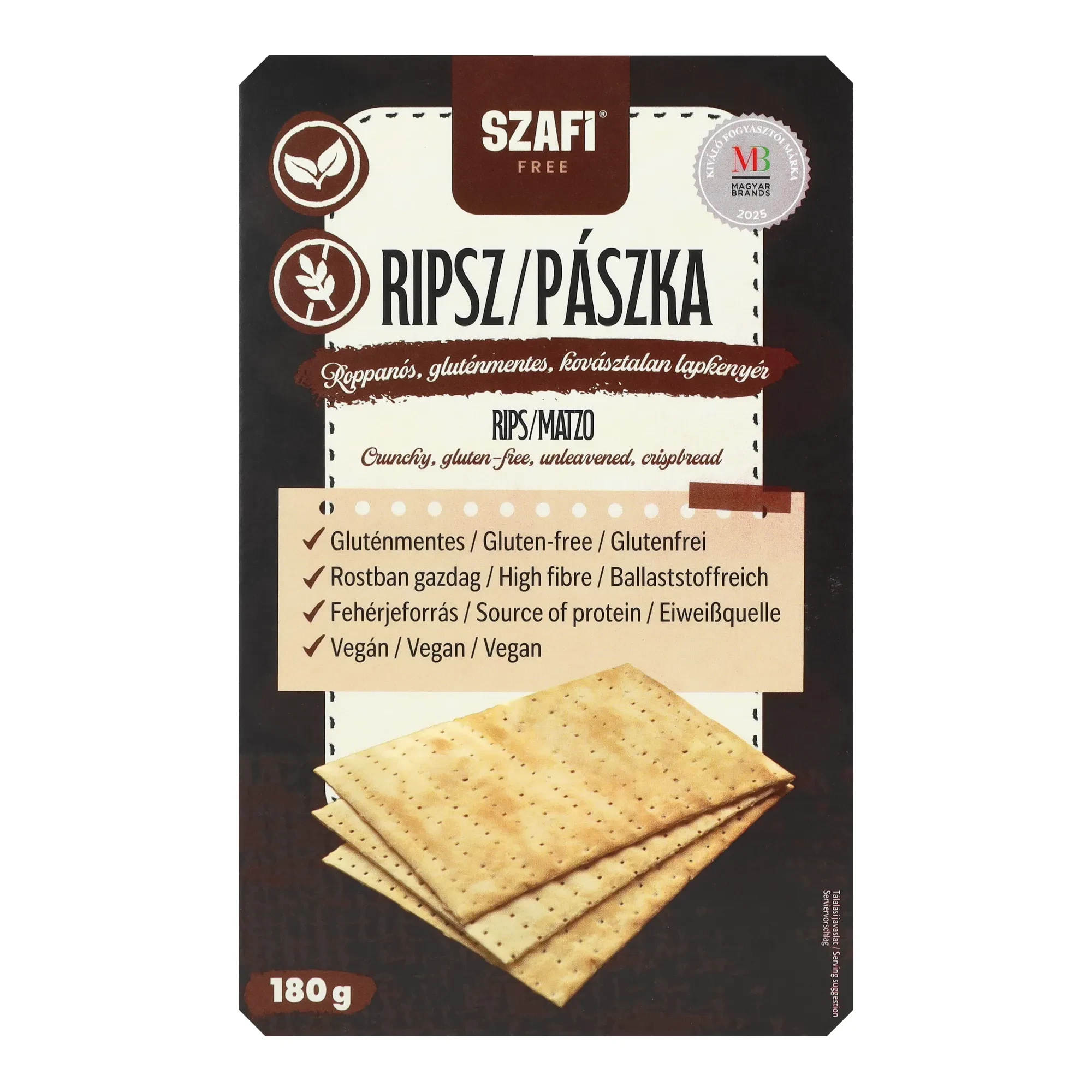 Szafi Free ripsz / pászka (gluténmentes) 180g