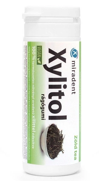 Xylitol rágógumi zöld tea 30 db