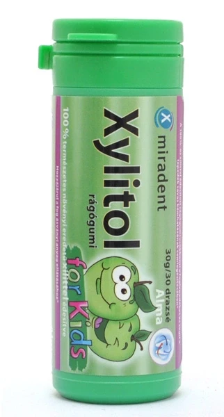 Xylitol gyerek rágógumi almás ízesítés 30 db