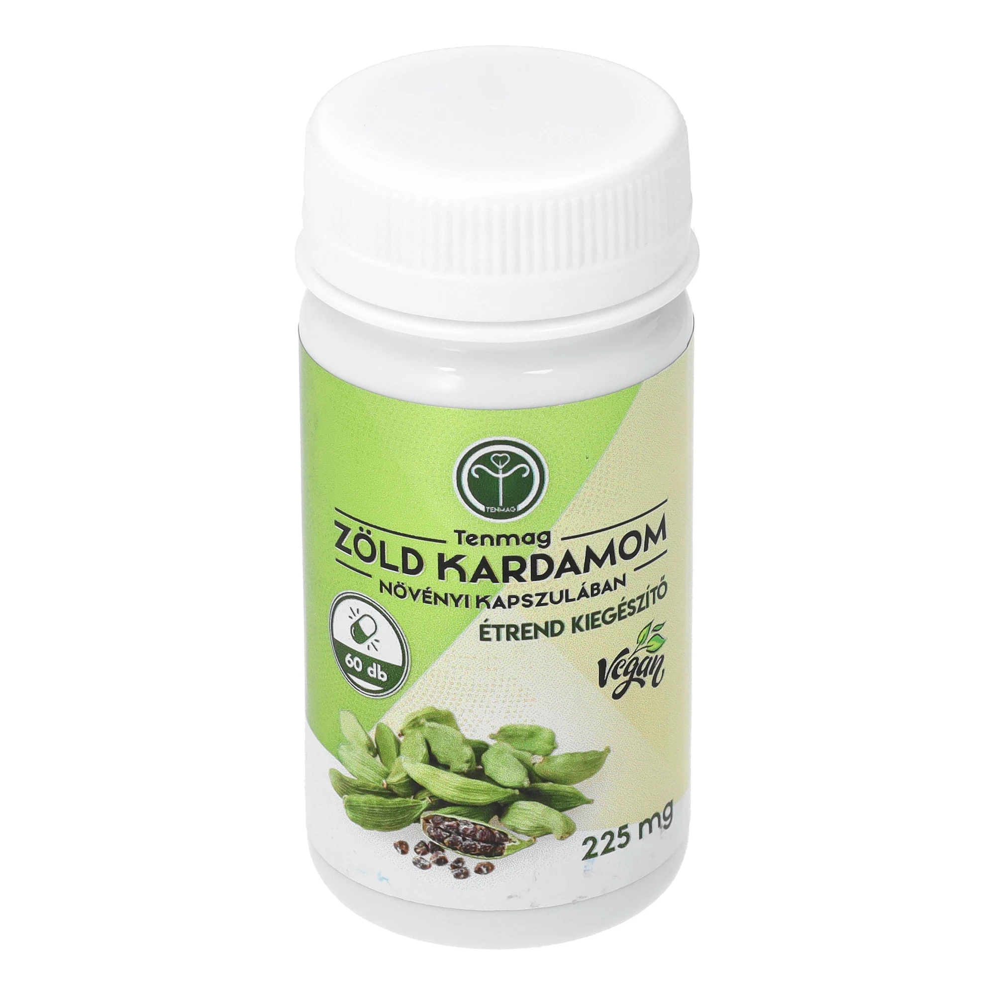 Tenmag Zöld Kardamom Növényi Kapszulában 225mg 60db