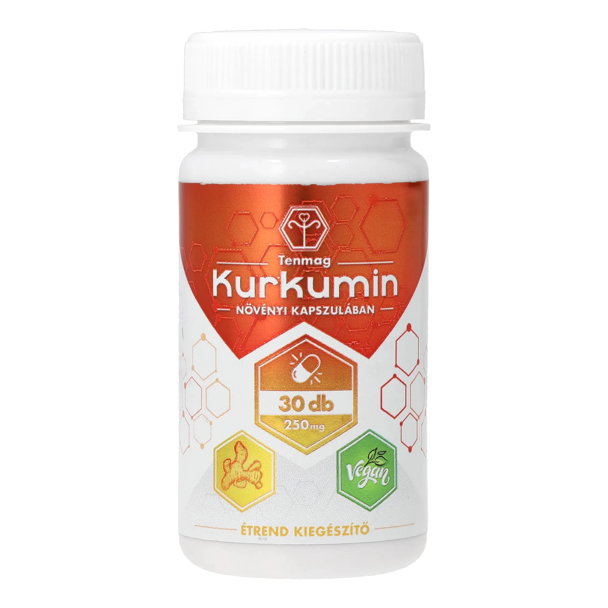 Tenmag Kurkumin Növényi Kapszulában 250mg 30db