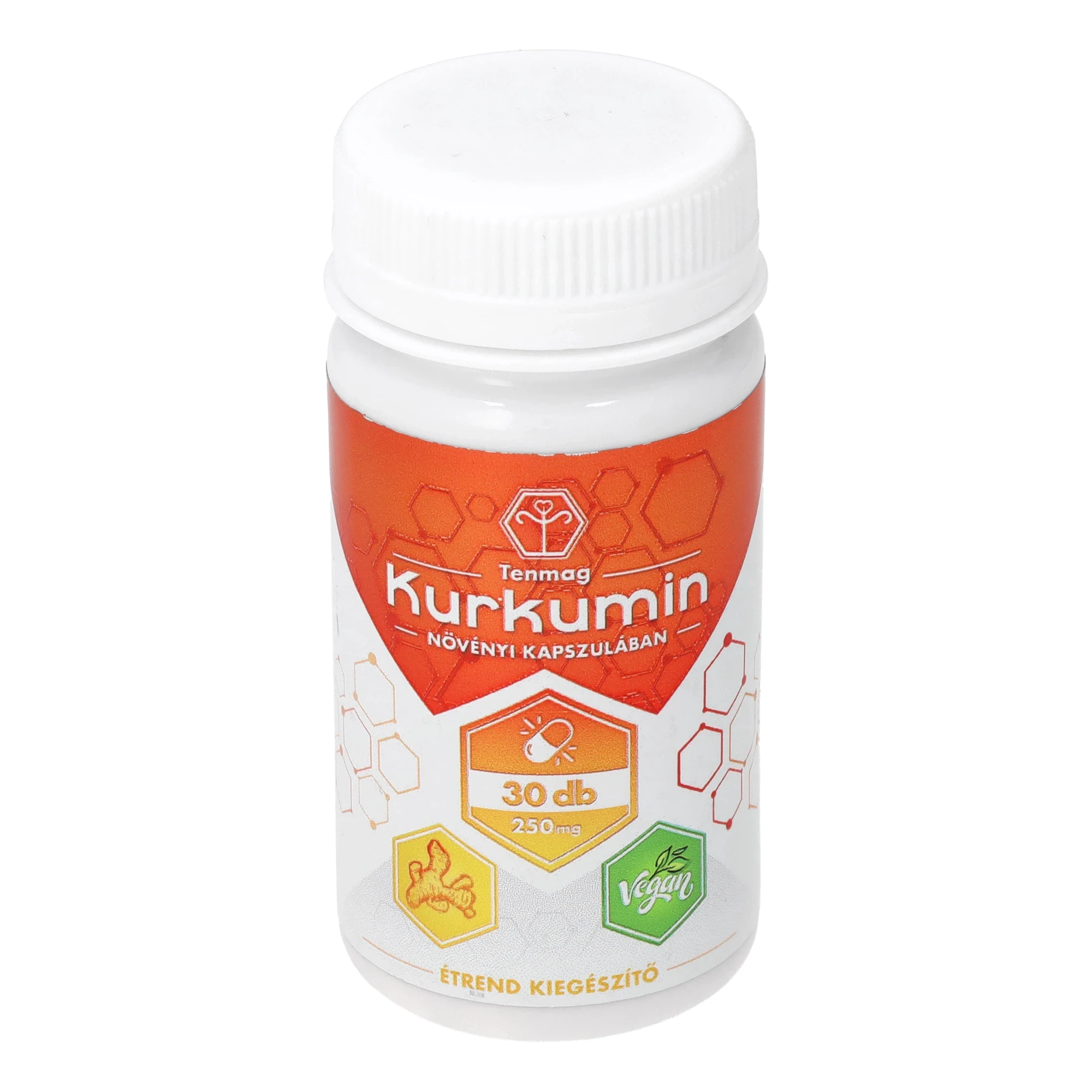 Tenmag Kurkumin Növényi Kapszulában 250mg 30db