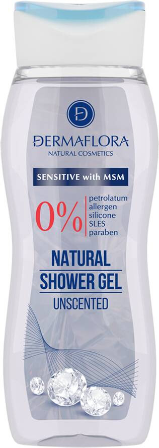 Dermaflora 0% tusfürdő MSM-mel érzékeny bőrre (250 ml)