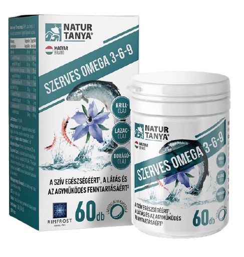 Natur tanya Szerves Omega 3-6-9 60db