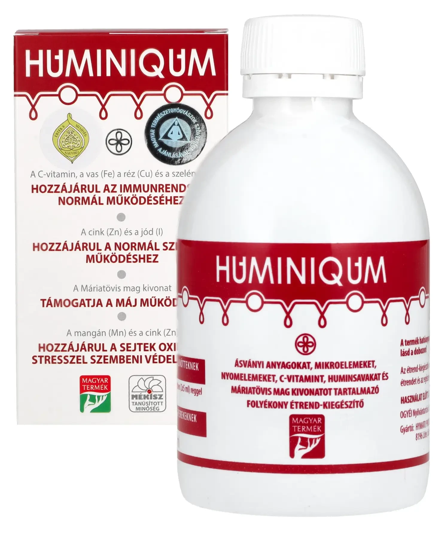 Huminiqum huminsav alapú szirup 250ml