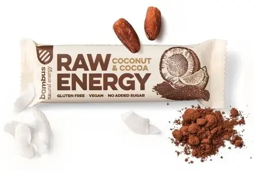 Bombus Energy Kókusz és Kakaó szelet 50 g