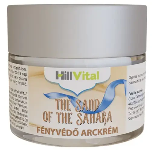 Hillvital The Sand of the Sahara - Fényvédő arckrém 50ml