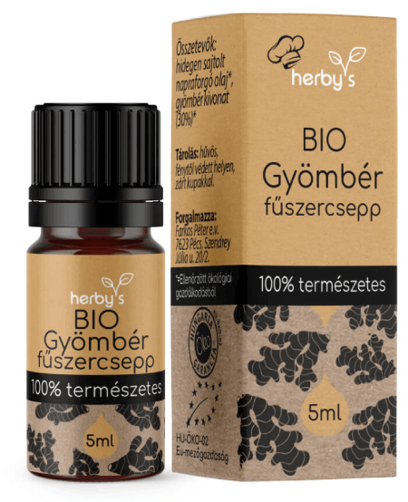 Herby's BIO Gyömbér fűszercsepp 5ml