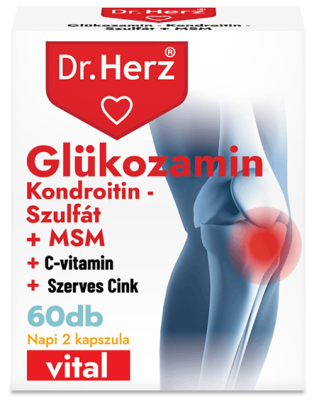 DR. Herz Glükozamin-Kondroitin-szulfát+MSM 60db