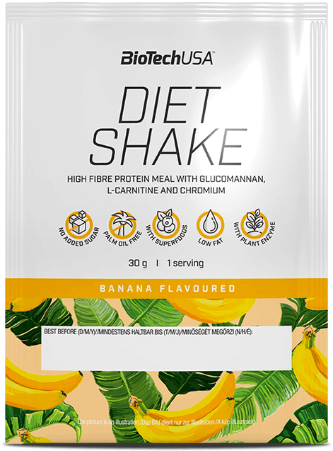 BioTech USA Diet Shake - banán (30 g)