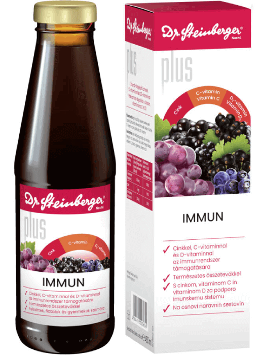 Dr.Steinberger Immun Plus C-vitaminnal és D-vitaminnal 450ml