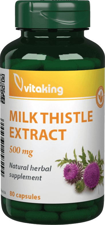 Vitaking Máriatövis Milk Thistle kapszula 80db 500mg