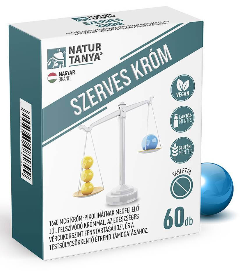 Natur Tanya Szerves Króm tabletta 60db