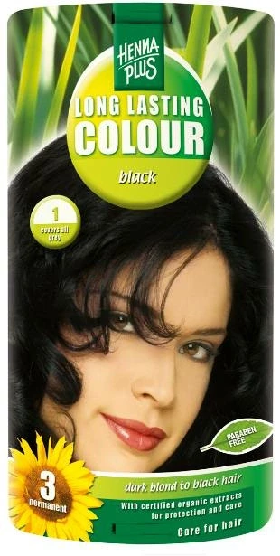 HennaPlus 1 fekete hajfesték