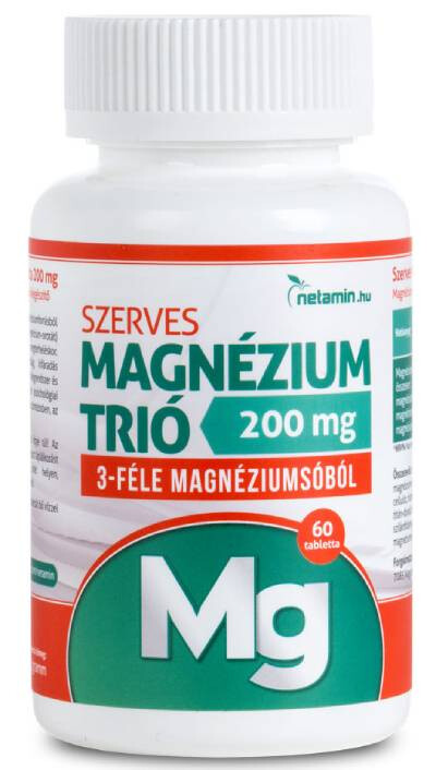 Netamin Szerves Magnézium trió tabletta 60db