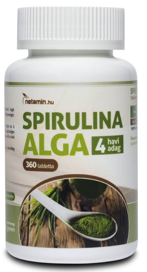 Netamin Spirulina Alga tabletta 360 db