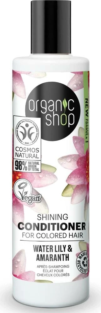 Organic Shop Shine hajkondicionáló vízililiommal és amaránttal 280ml