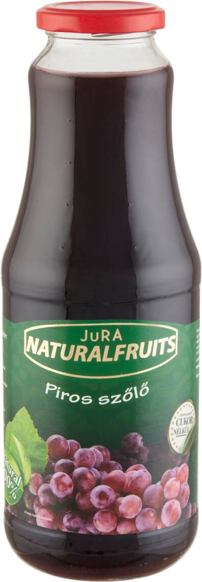 Jura Piros Szőlőlé 100 % cukormentes 1l